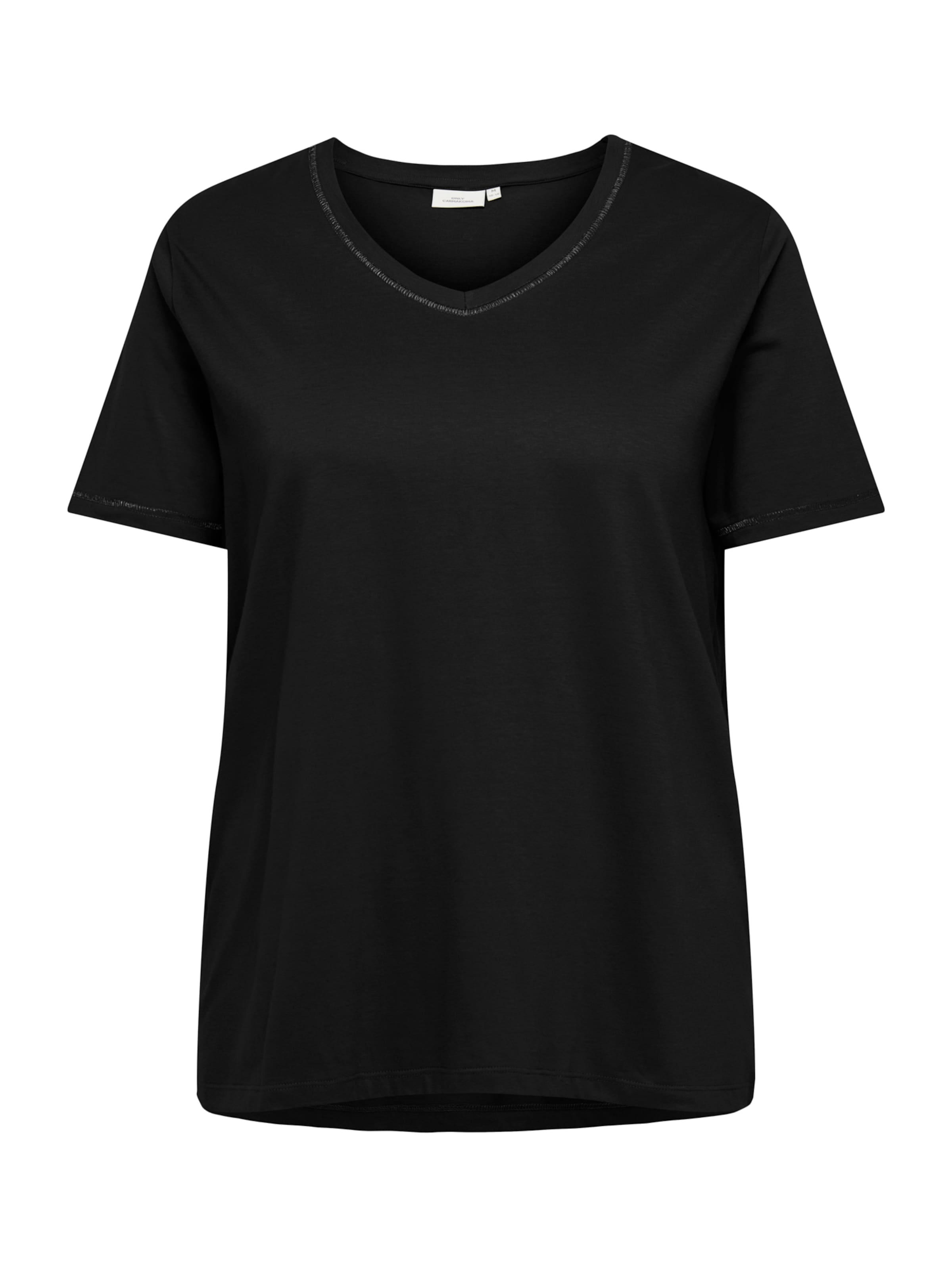 ONLY Carmakoma Shirt 'CARHUNTER' in Black: front