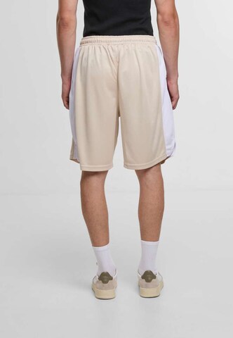 DEF Loosefit Παντελόνι ' DEF STRIPES Short ' σε μπεζ