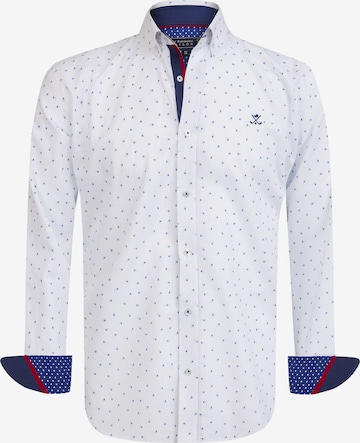 Sir Raymond Tailor Overhemd 'Krakow' in Wit: voorkant