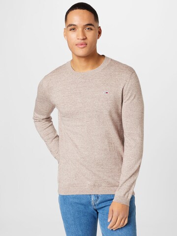 Tommy Jeans Sweater in Grey: front