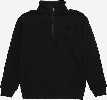 melns Calvin Klein Jeans Sportisks džemperis: no priekšpuses