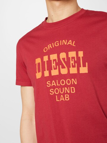 DIESEL T-shirt 'DIEGO' i röd