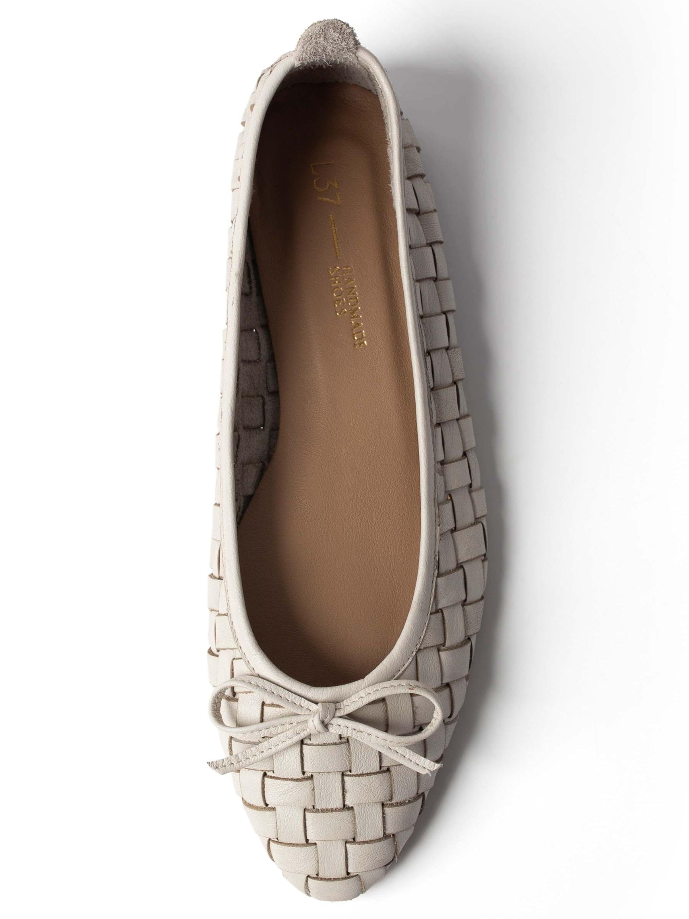 L37 HANDMADE SHOES Ballerina 'UP IN THE AIR'‌‌ in Weiß