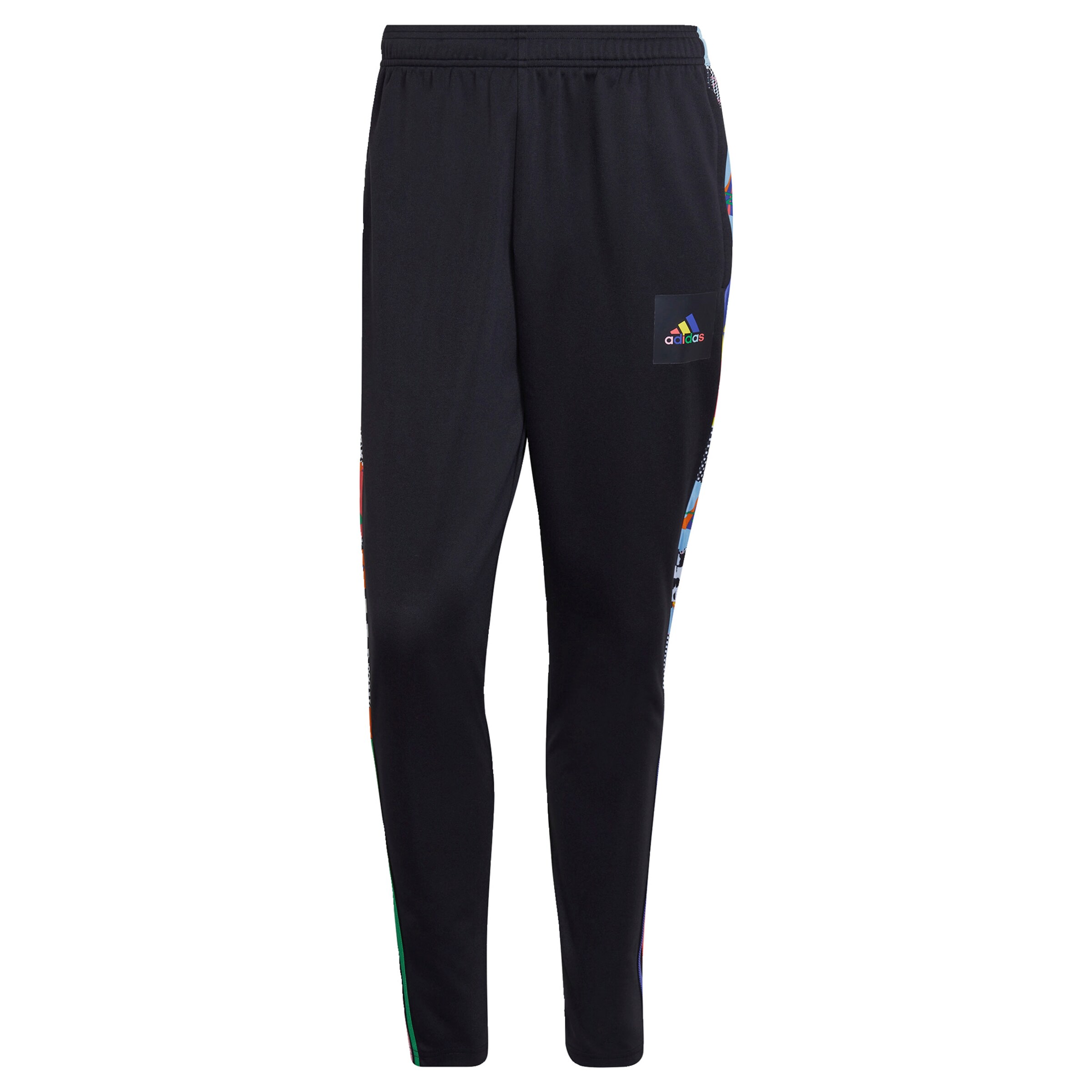ADIDAS SPORTSWEAR Tapered Sporthose 'Tiro Pride' in Schwarz: Vorderseite