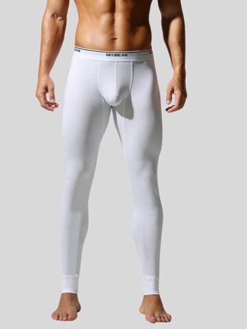 SEOBEAN Long Johns 'John Home' in White: front