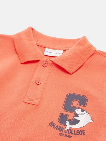 TOM TAILOR Poloshirt in Orange