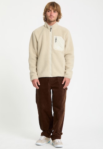 Veste en polaire 'Muzzer Fuzzar' Volcom en beige
