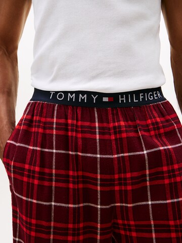 TOMMY HILFIGER Pyjamabroek in Rood