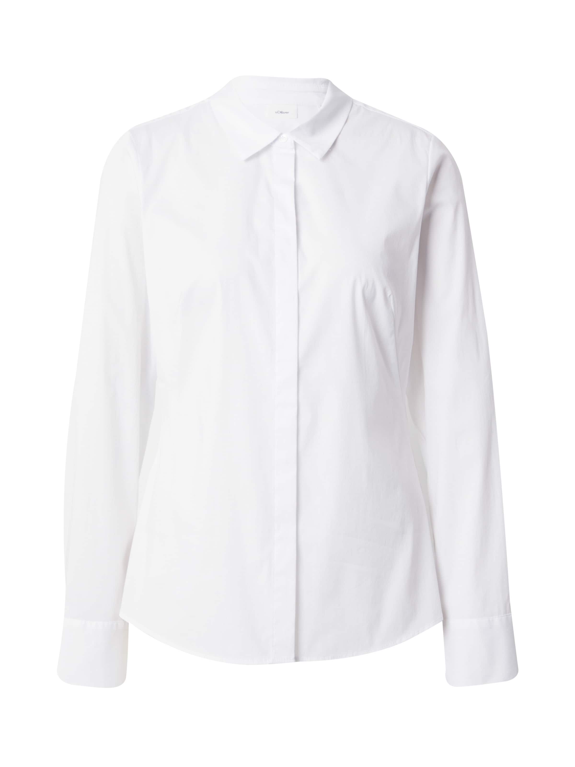 s.Oliver BLACK LABEL Bluse in Weiß: Vorderseite