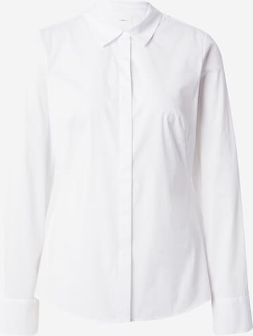 Camicia da donna di s.Oliver BLACK LABEL in bianco: frontale