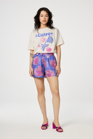 Fabienne Chapot Regular Broek in Lila