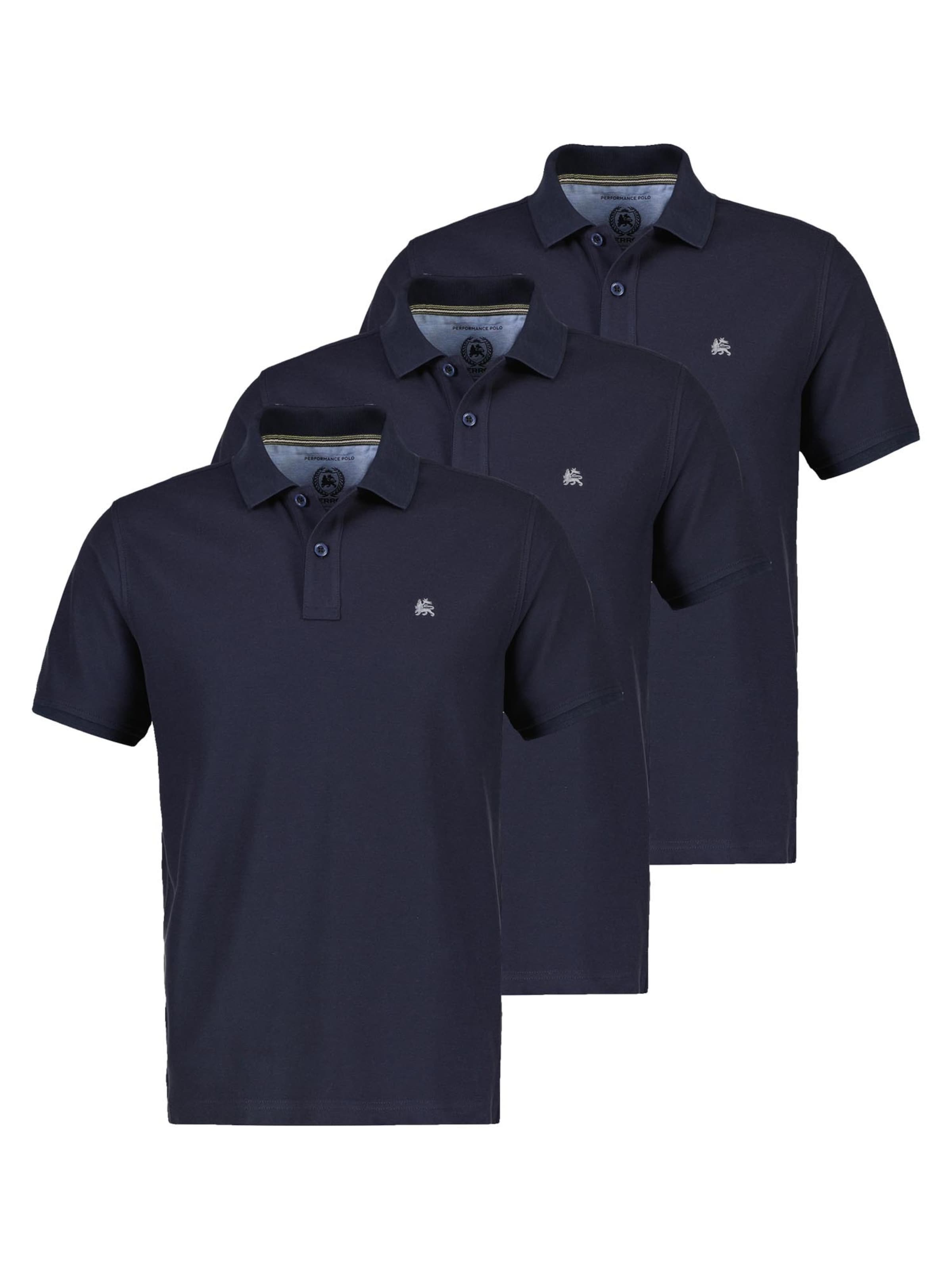 LERROS Shirt 'Basic'‌‌‌ in Blau: Vorderseite