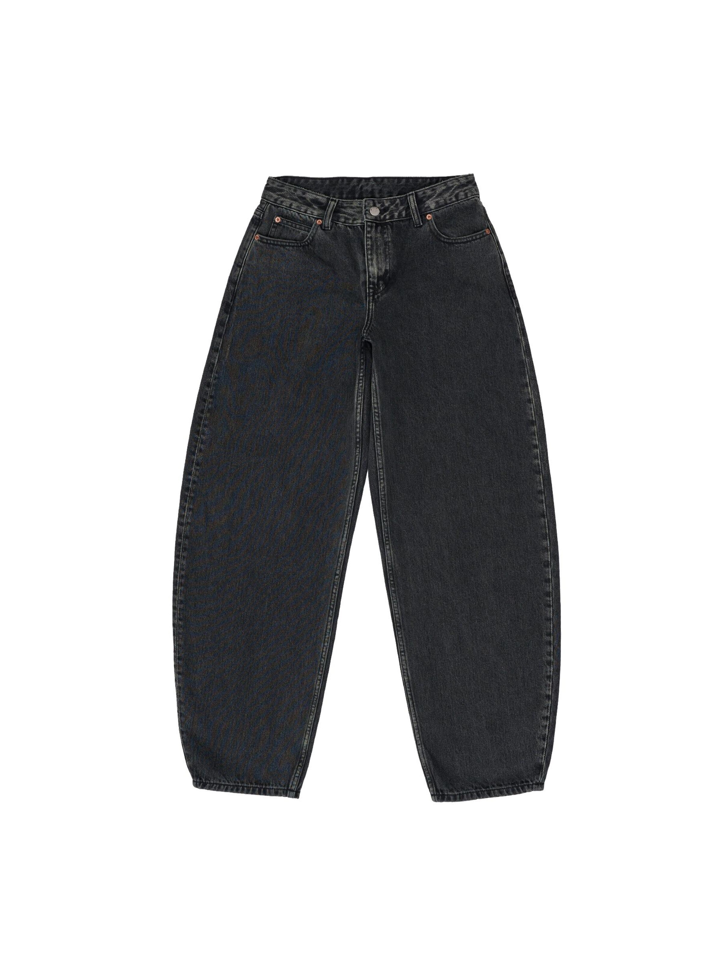 Dr. Denim Loosefit Jeans 'Nanci Mid Barrel'‌‌‌‌‌‌ in Schwarz