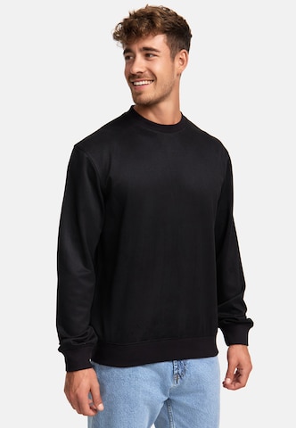 INDICODE JEANS Sweatshirt 'Coleman' in Zwart