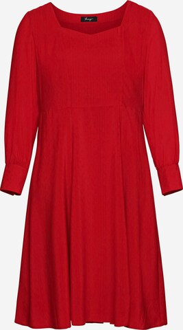 SHEEGO Cocktail Dress in Red: front