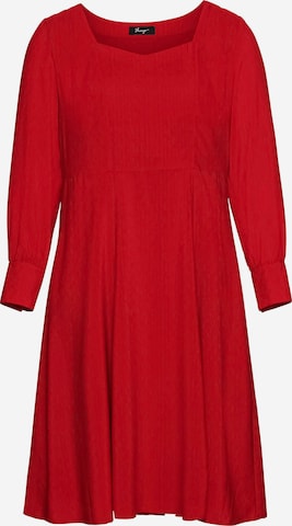 Robe de cocktail SHEEGO en rouge : devant