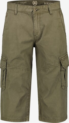 Pantalon cargo LERROS en vert : devant