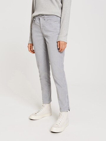 OPUS Slim fit Trousers in Grey: front