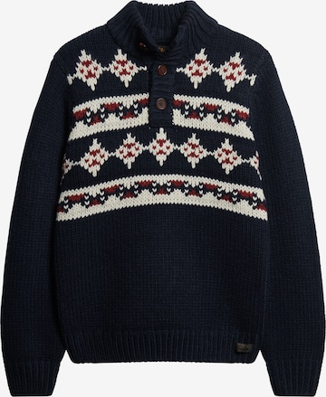 Pull-over Superdry en bleu : devant