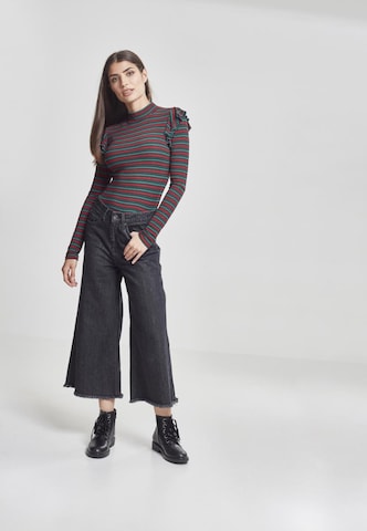 Urban Classics Wide leg Jeans i svart