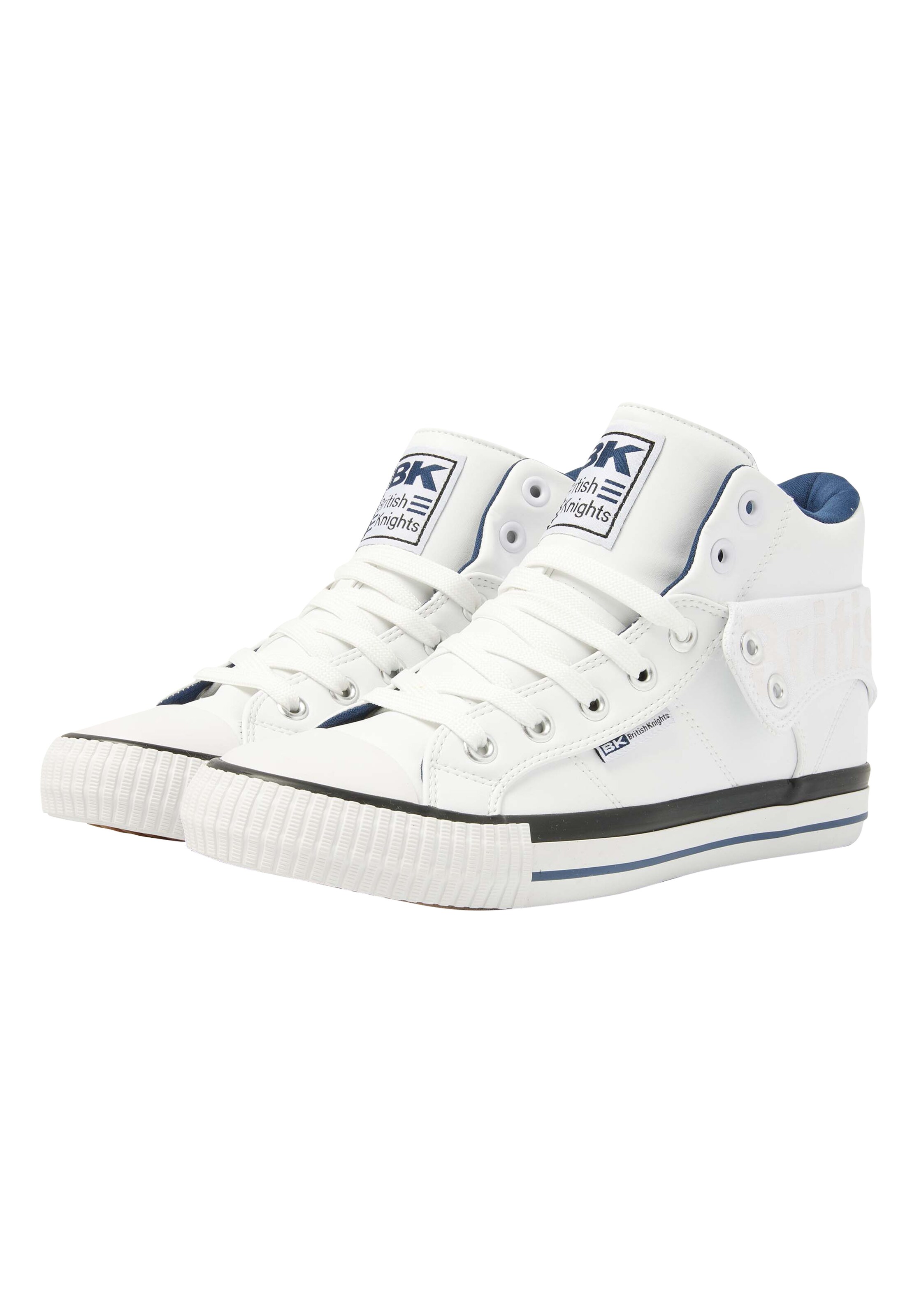 BRITISH KNIGHTS Sneaker high 'Roco' i hvid