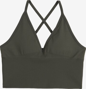 Reggiseno sportivo di Aim'n in verde: frontale