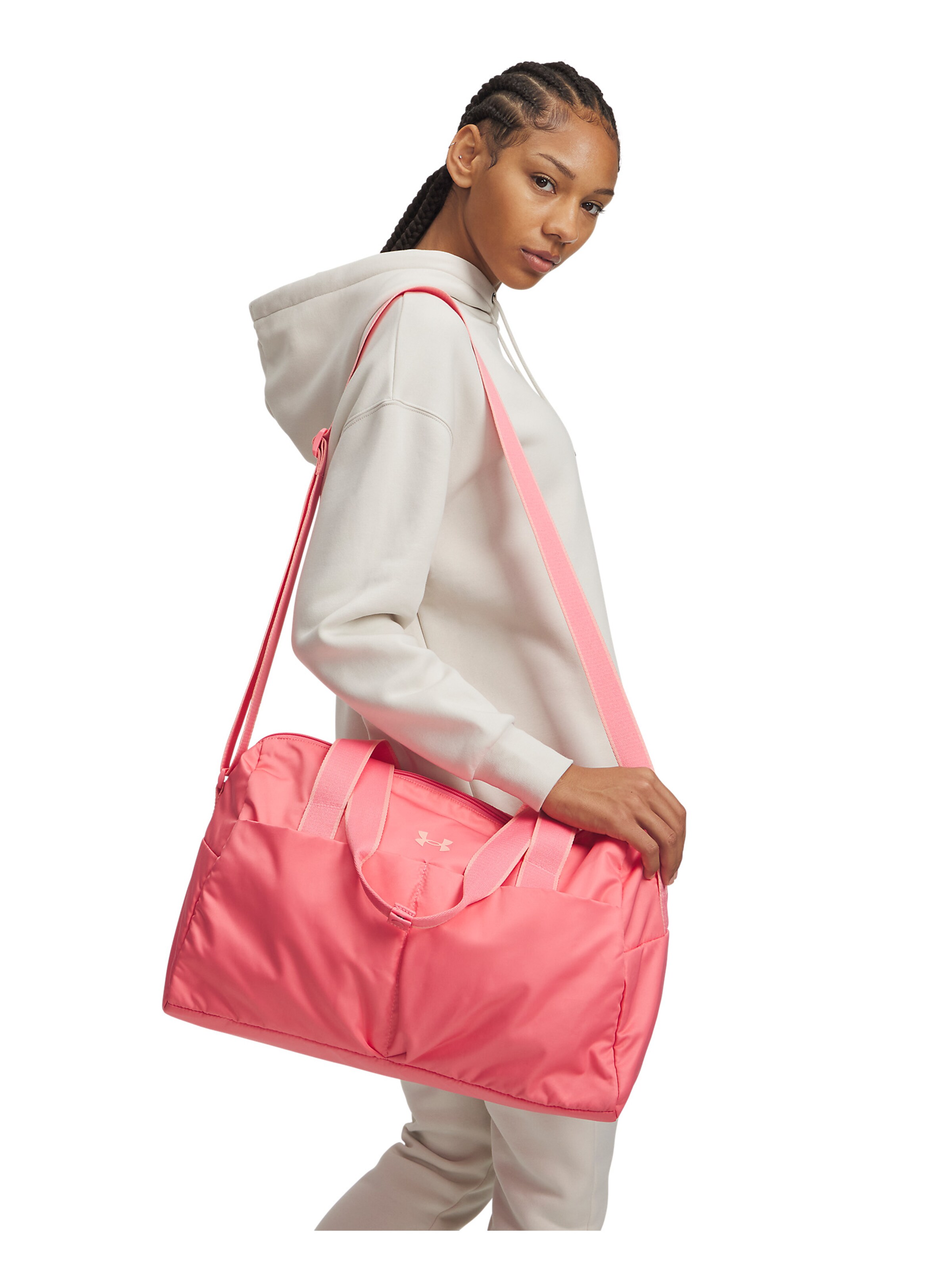 UNDER ARMOUR Sports bag 'Studio Lite' in Pink