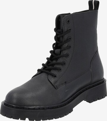 Palado Lace-Up Ankle Boots 'Balenas' in Black: front