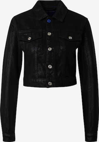 KARL LAGERFELD JEANS Prehodna jakna | črna barva: sprednja stran