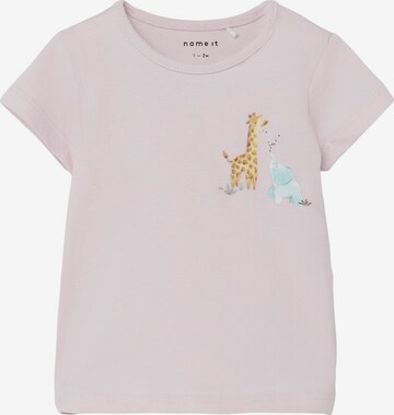 T-Shirt 'JUTTA' NAME IT en rose : devant