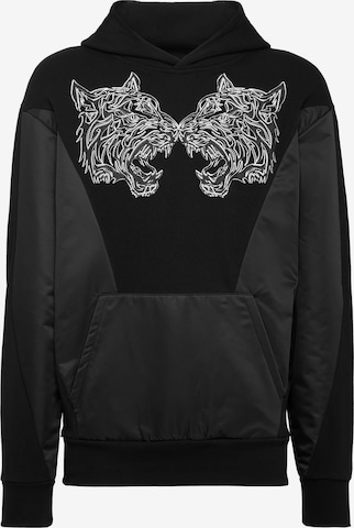 Plein Sport - Sweatshirt 'Tiger' em preto: frente