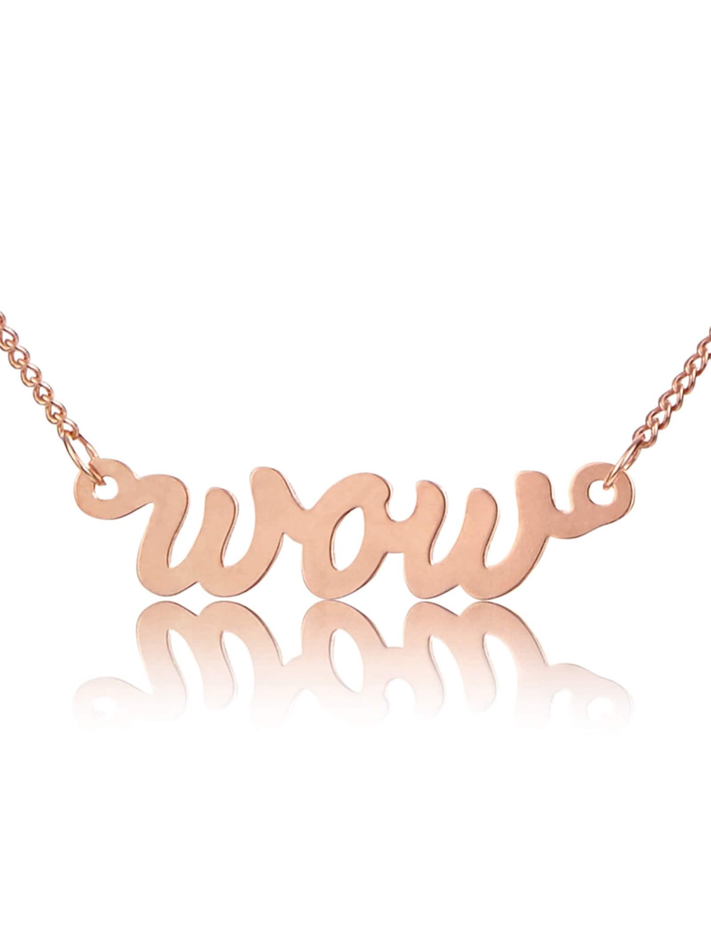 modabilé Pendant 'WOW' in Gold