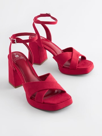 Next Strap sandal 'Forever Comfort' in Red