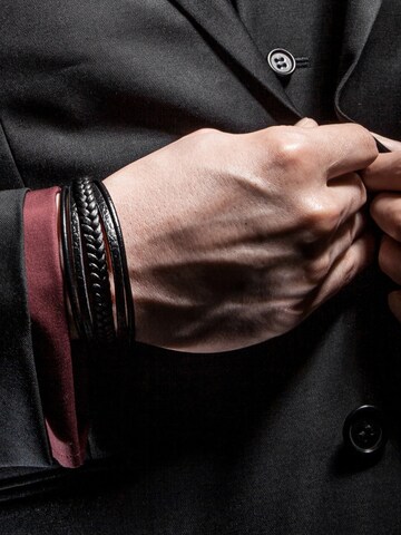 Bracelet 'Braid' SERASAR en noir