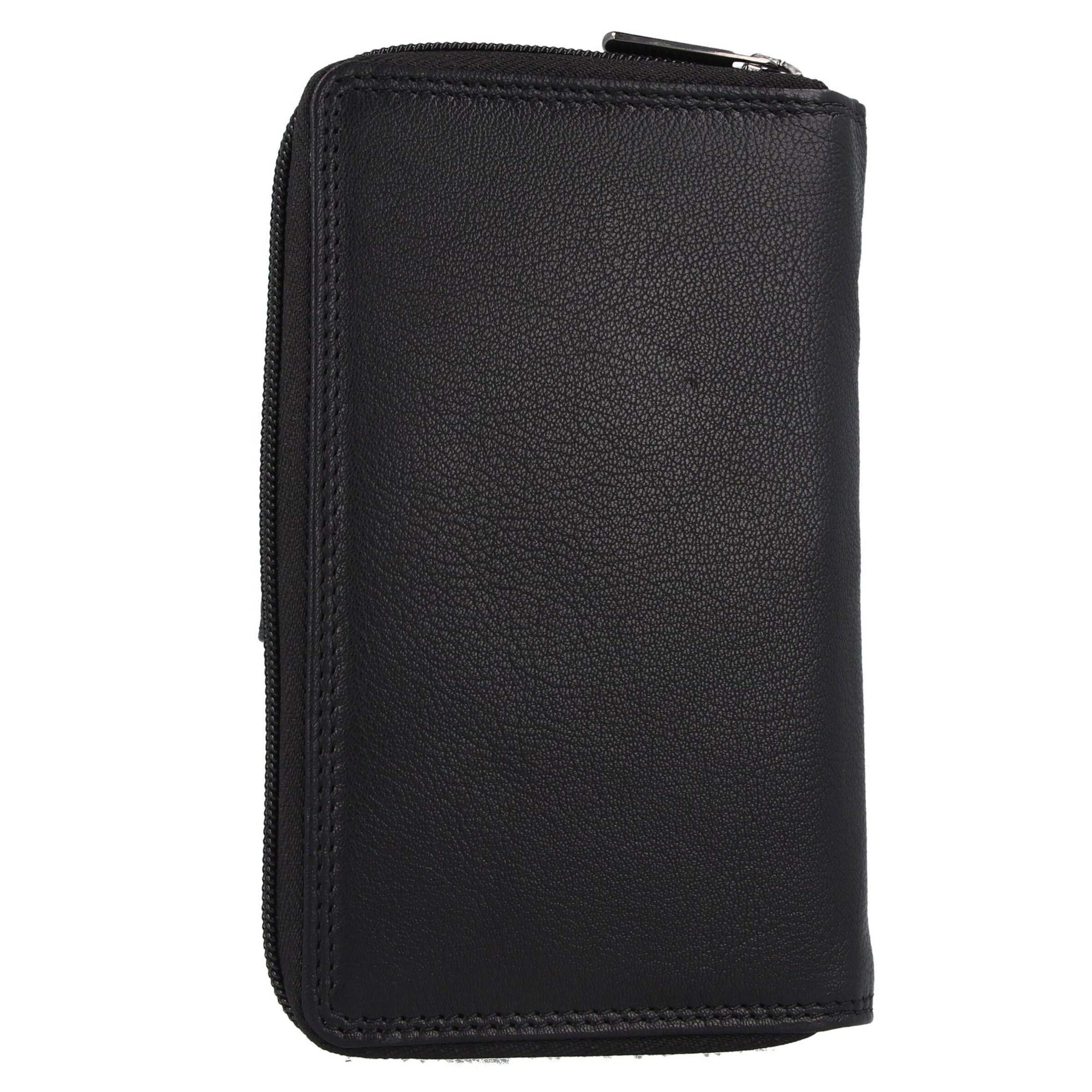 mano Portemonnee 'Donna Giulia' in Zwart