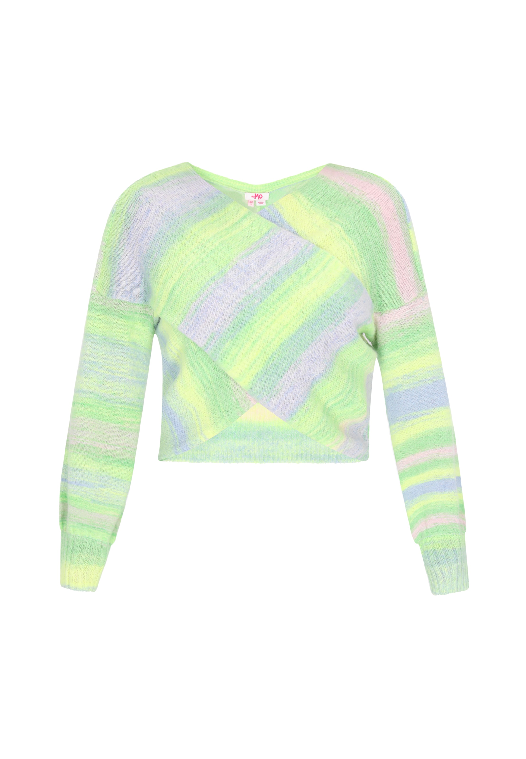 MYMO Pulover | zelena barva: sprednja stran