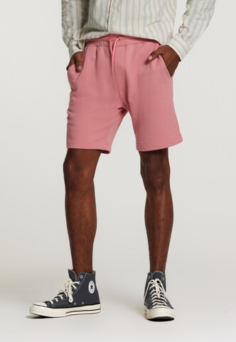 Shiwi Regular Pants 'Steve' in Pink: front