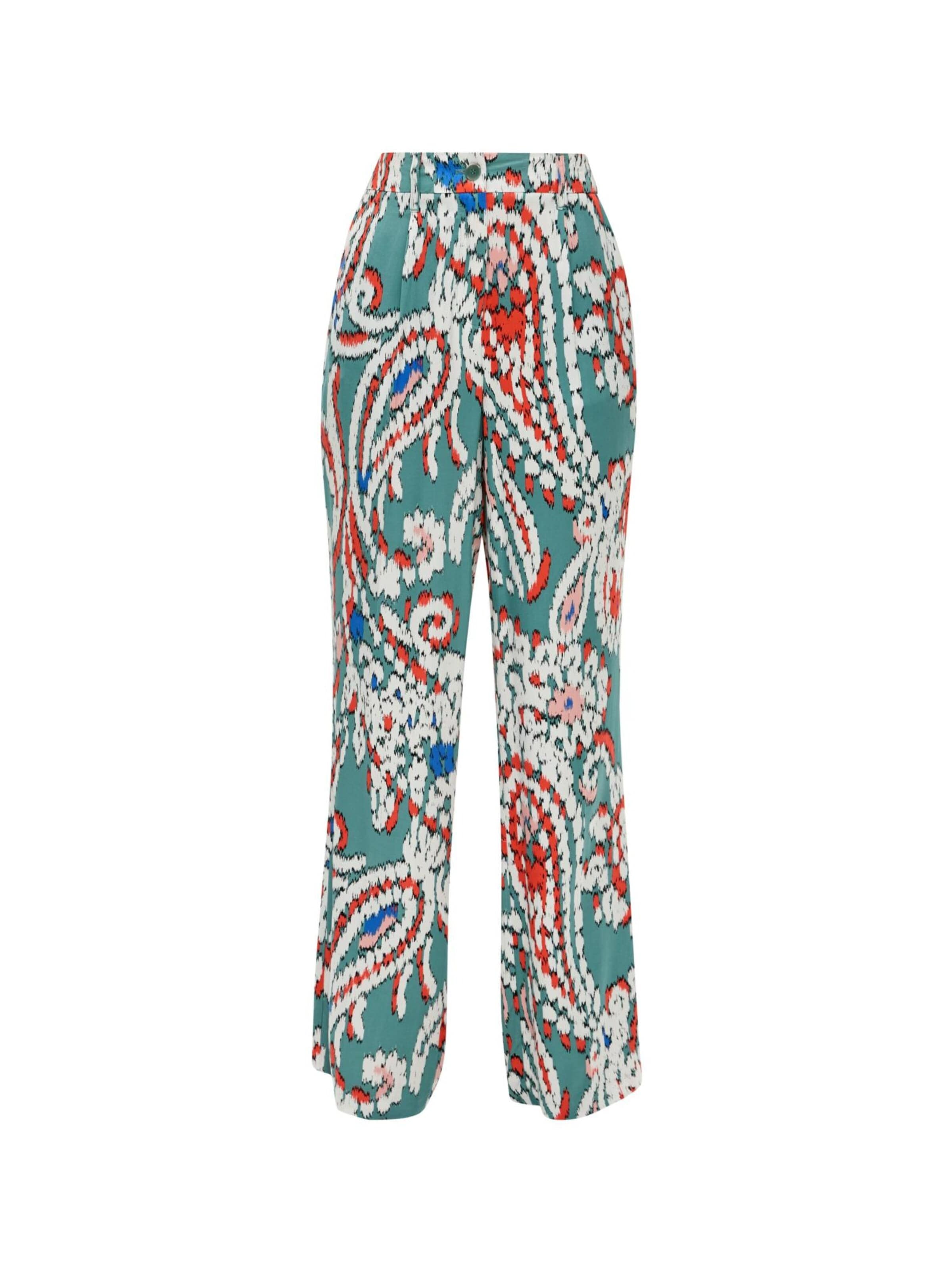 s.Oliver Regular Trousers in Green: front