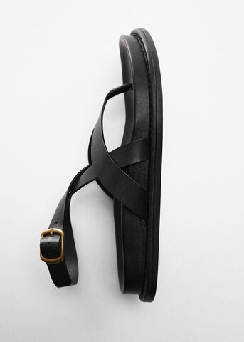 MANGO Sandals 'Utila' in Black