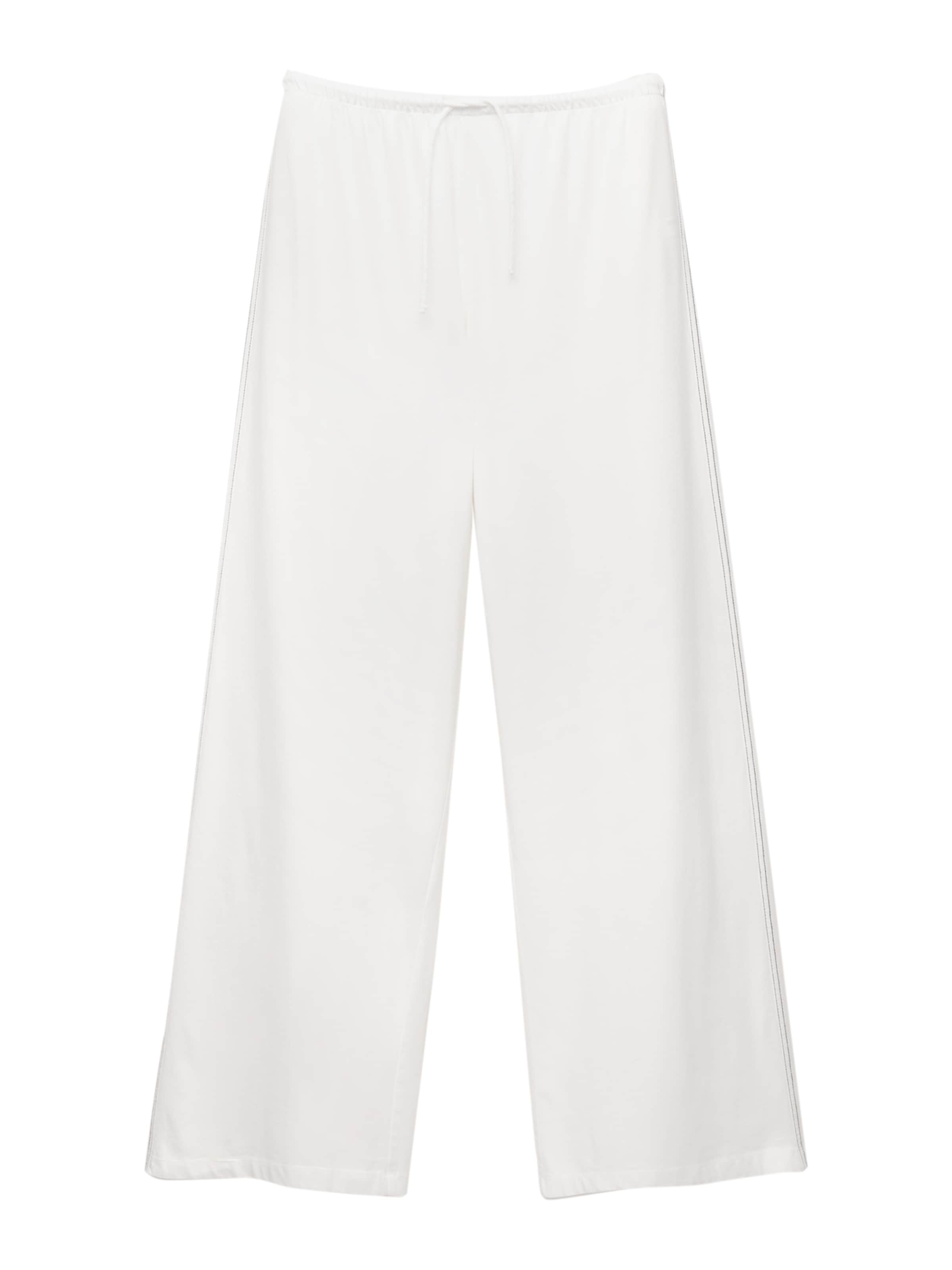 Pull&Bear Trousers in White, Item view