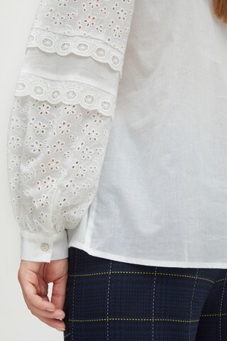 PULZ Jeans Blouse 'Olivia' in White