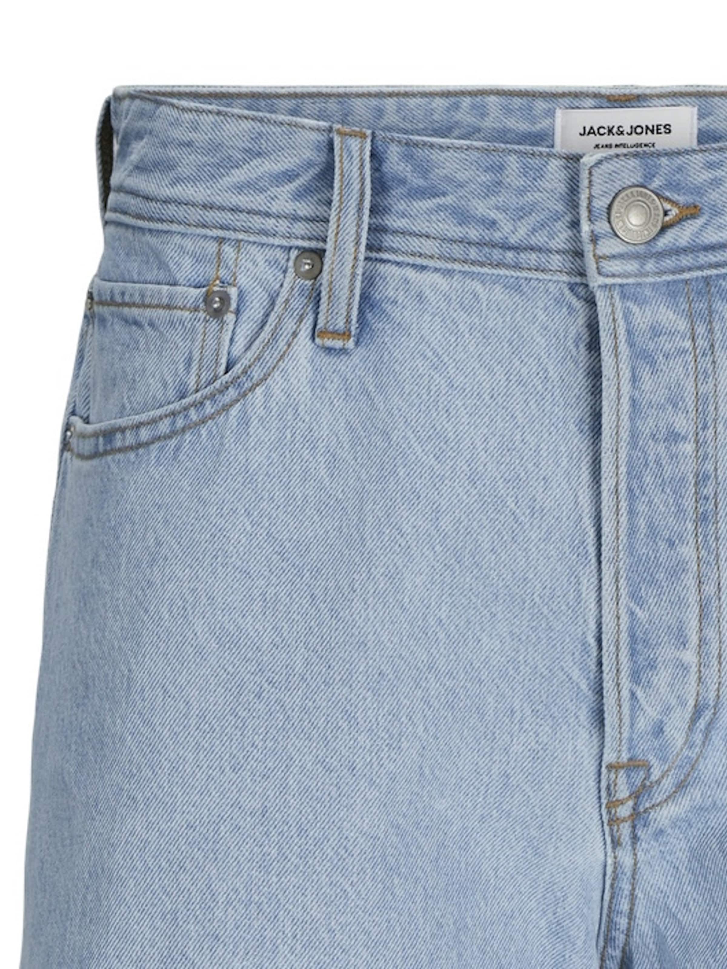 JACK & JONES Baggy Дънки 'JJIAlex JJOriginal' в синьо