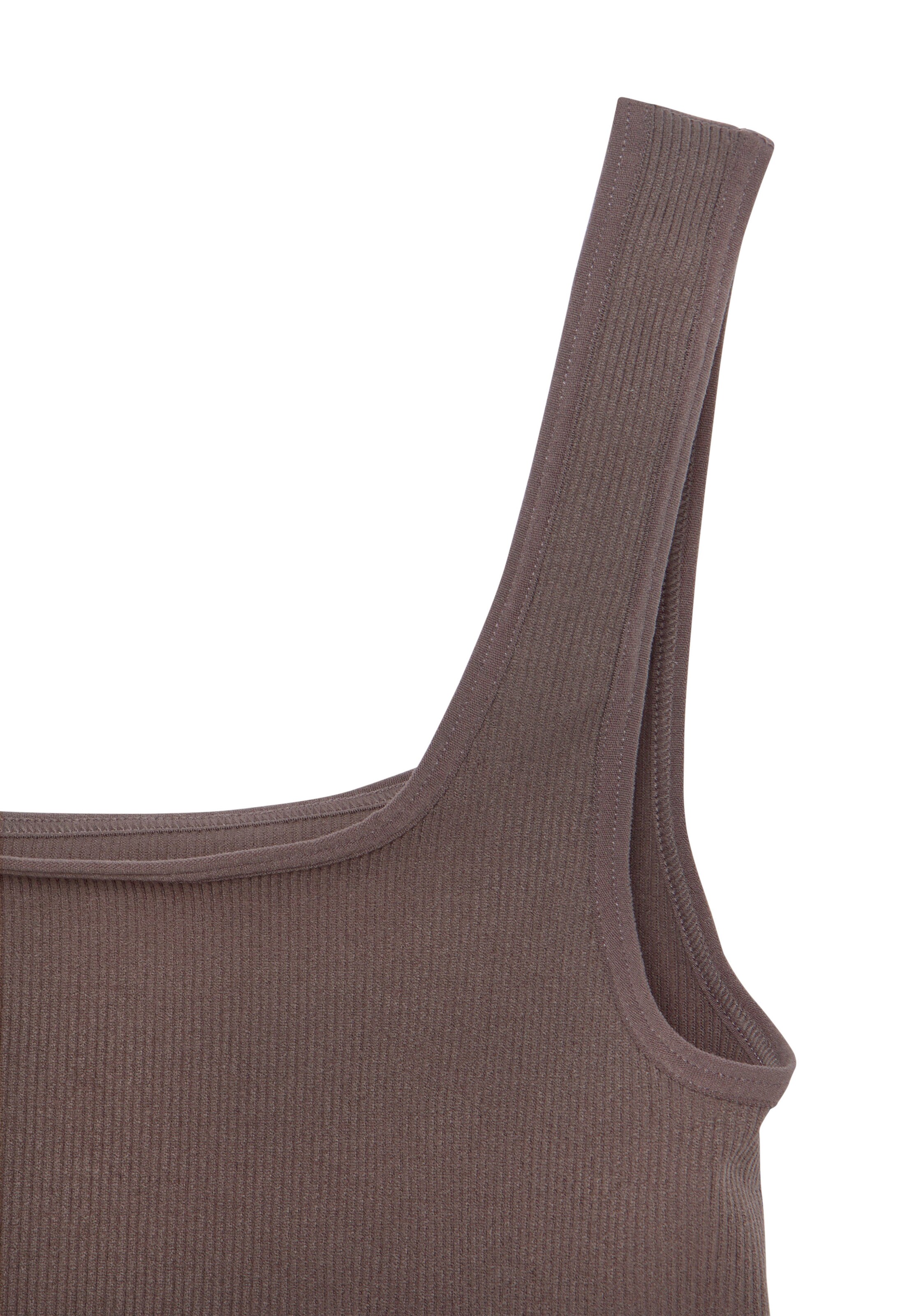 LASCANA Топ в Коричневый