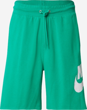 Nike Sportswear Bukser 'CLUB ALUMNI' i grøn: forside