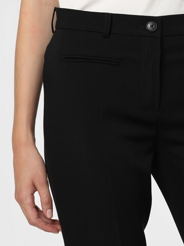 Regular Pantalon à plis TONI en noir