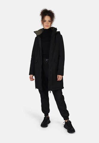 Fuchs Schmitt Between-Seasons Coat in Black