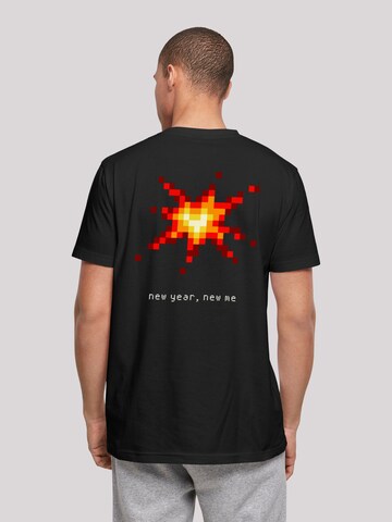 F4NT4STIC Shirt 'Happy People Only Good Vibes' in Black