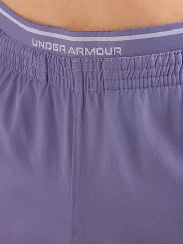 UNDER ARMOUR Regular Workout Pants 'Vanish' in Purple