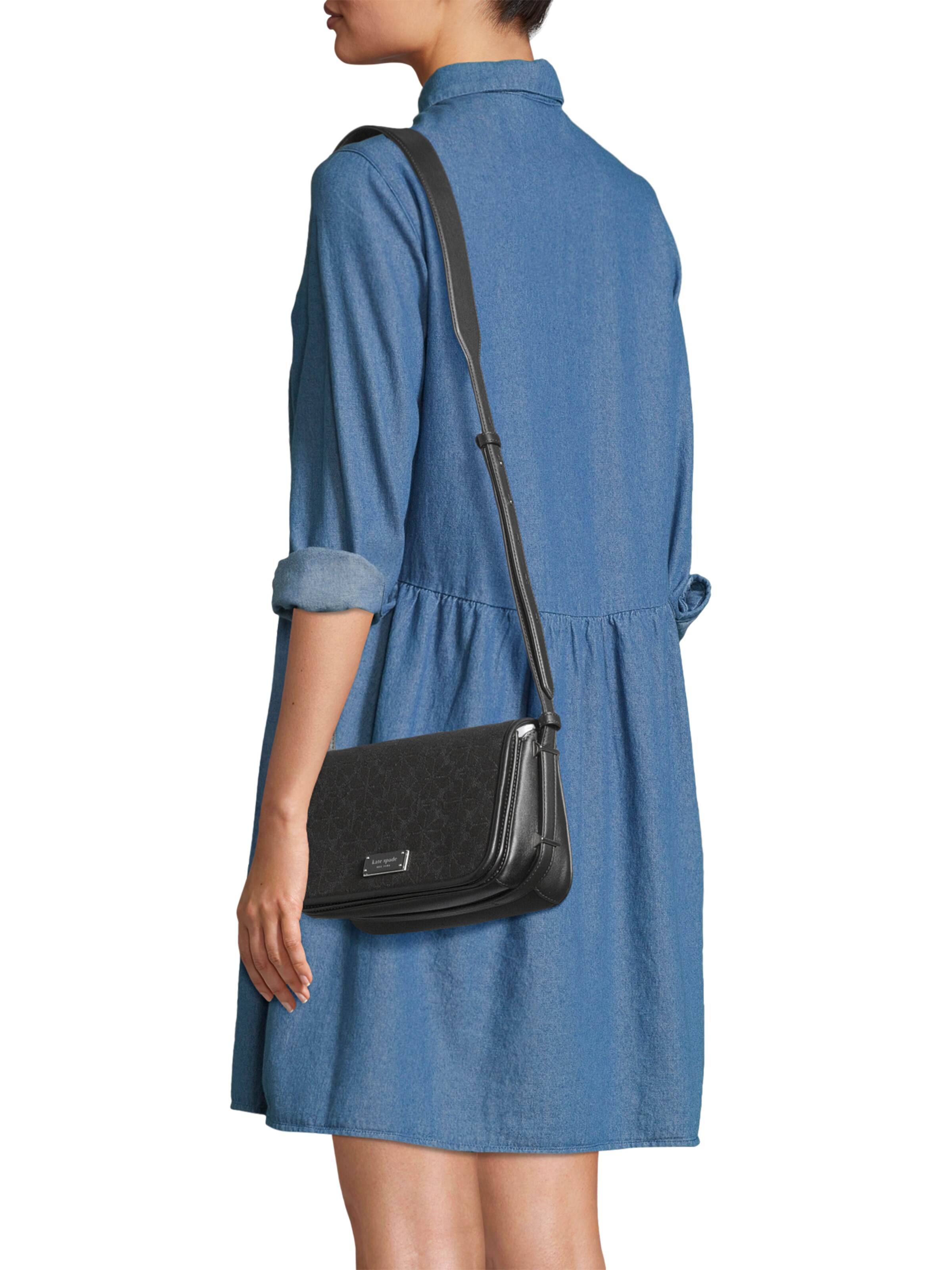 Kate Spade Schoudertas in Zwart: voorkant