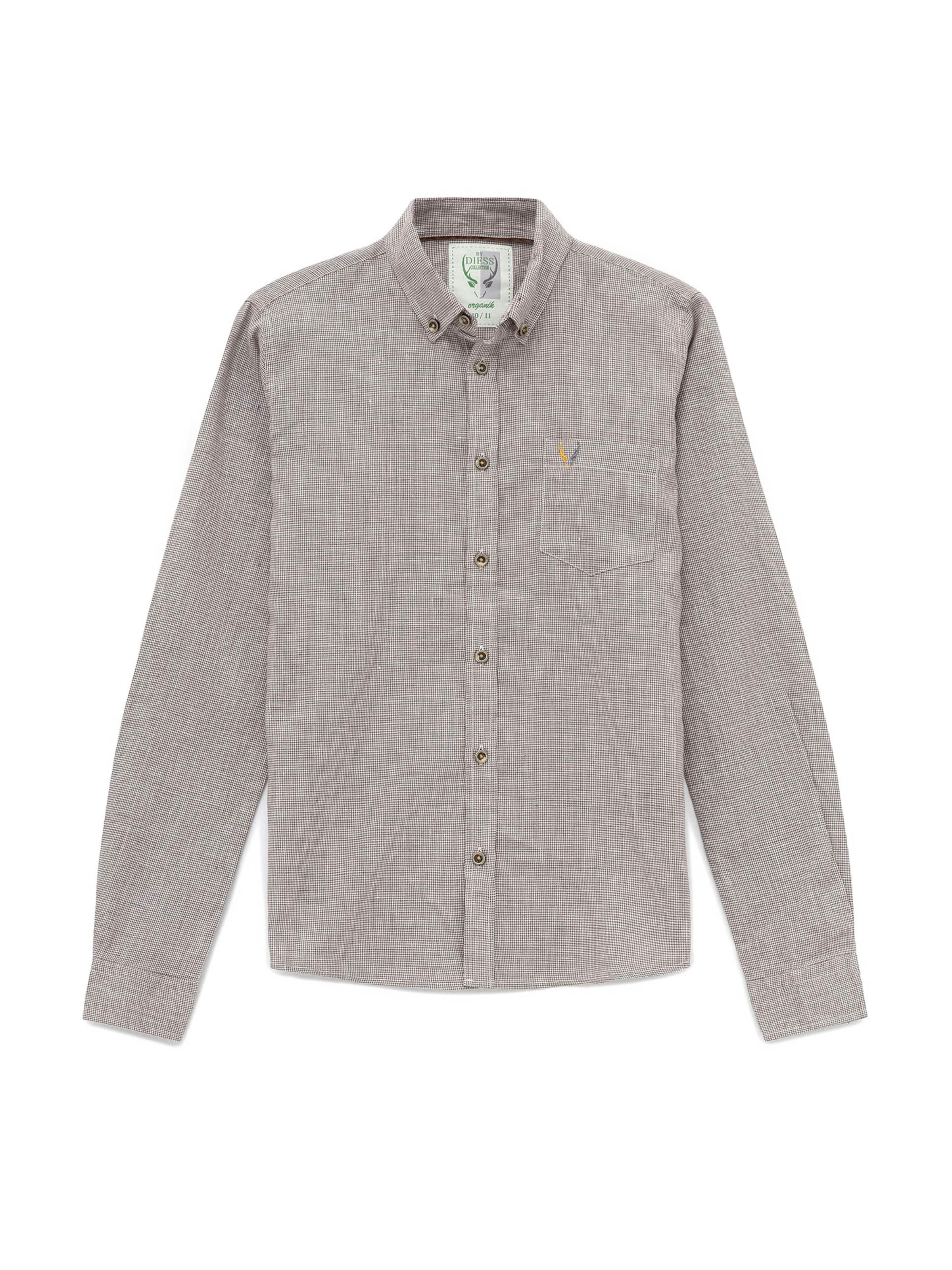 By Diess Collection Regular fit Srajca | siva barva: sprednja stran